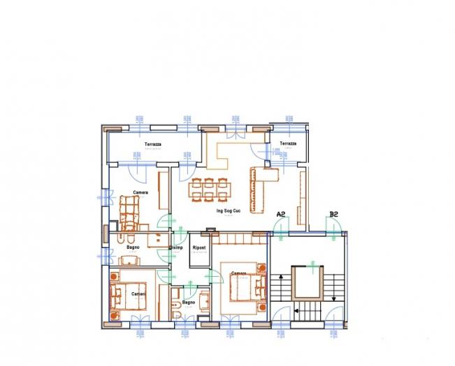 appartamento quadrilocale